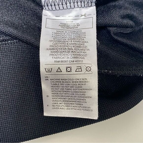 Adidas Essentials Warm-Up 3 Stripe Track Jacket Women's Size Large - Picture 15 of 15